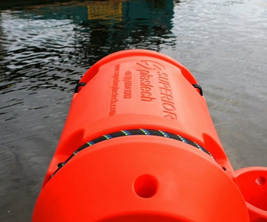 When Plastech need to hold together their 2 piece plastic pump line floats - they turned to Custom ROKstraps! 
